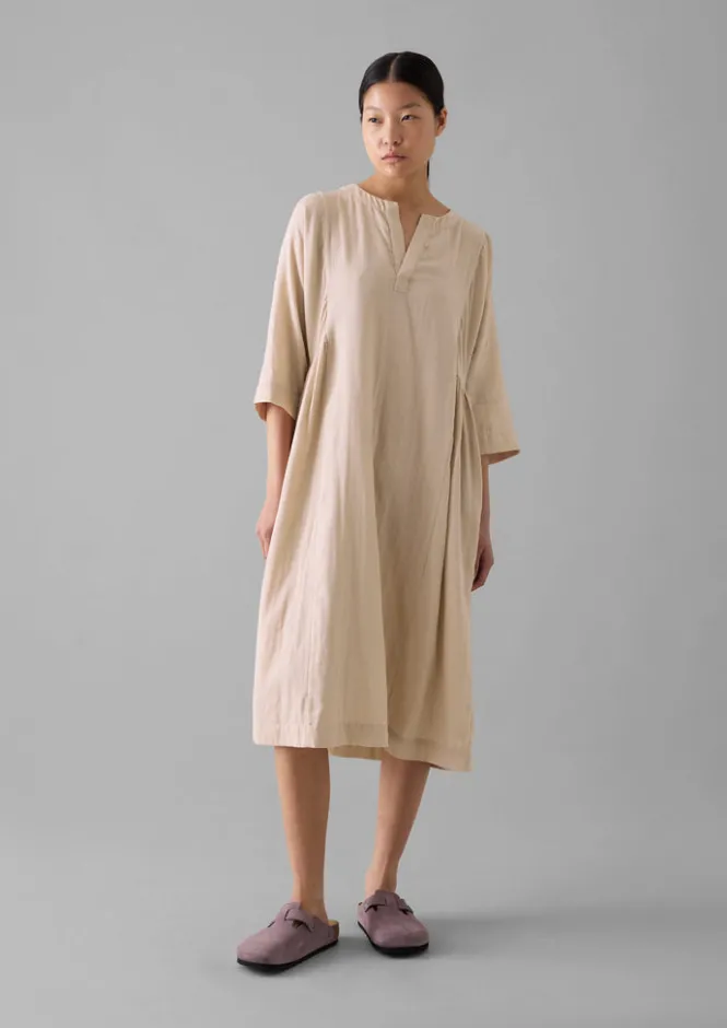 Nightwear-TOAST Soft Double Faced Cotton Nightdress SoftHeather/Celery
