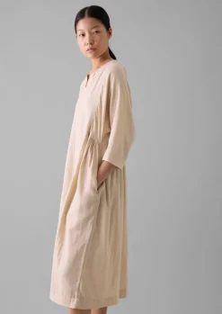 Nightwear-TOAST Soft Double Faced Cotton Nightdress SoftHeather/Celery