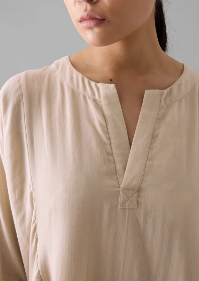 Nightwear-TOAST Soft Double Faced Cotton Nightdress SoftHeather/Celery