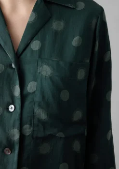 Shirts|Tops & Tees-TOAST Sun and Moon Jacquard Shirt Oil