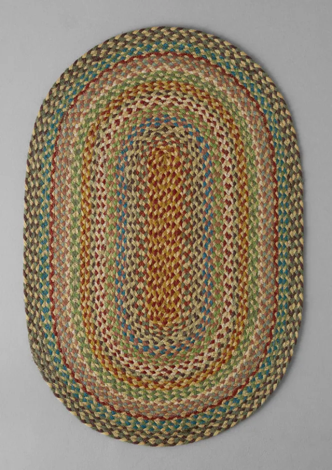 Textiles|Rugs-TOAST The Braided Rug Company Organic Jute Doormat Multi