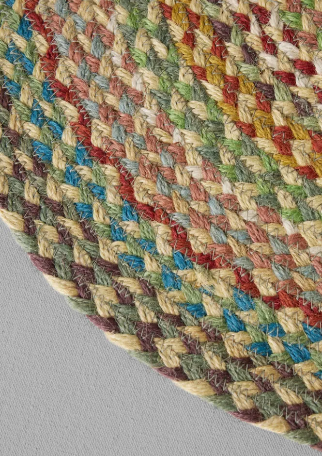 Textiles|Rugs-TOAST The Braided Rug Company Organic Jute Doormat Multi