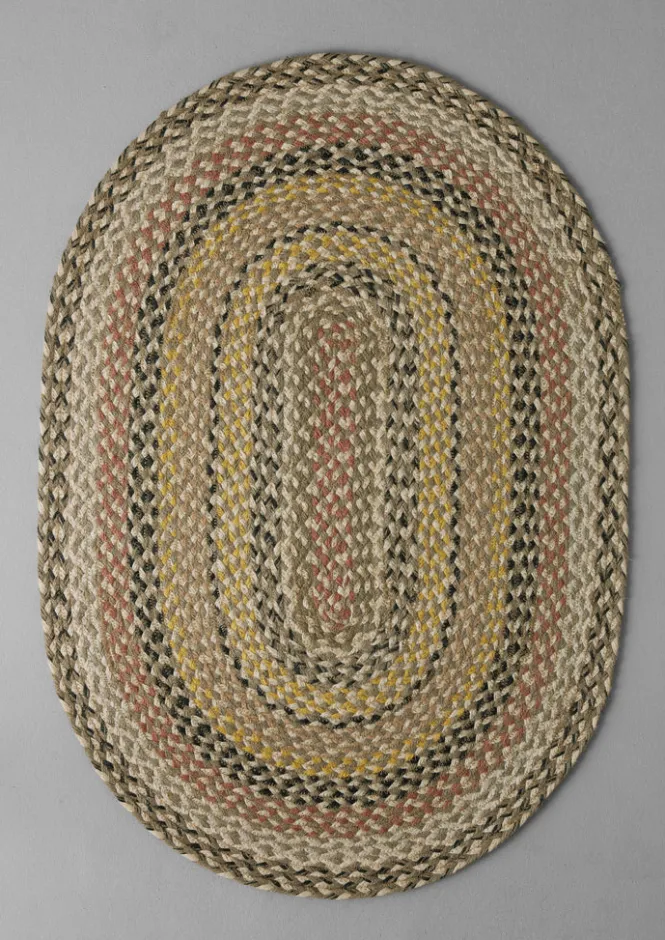 Textiles|Rugs-TOAST The Braided Rug Company Organic Jute Doormat Blossom