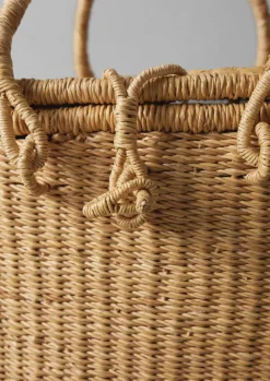 Baskets-TOAST Veta Vera Grass Picnic Basket Natural