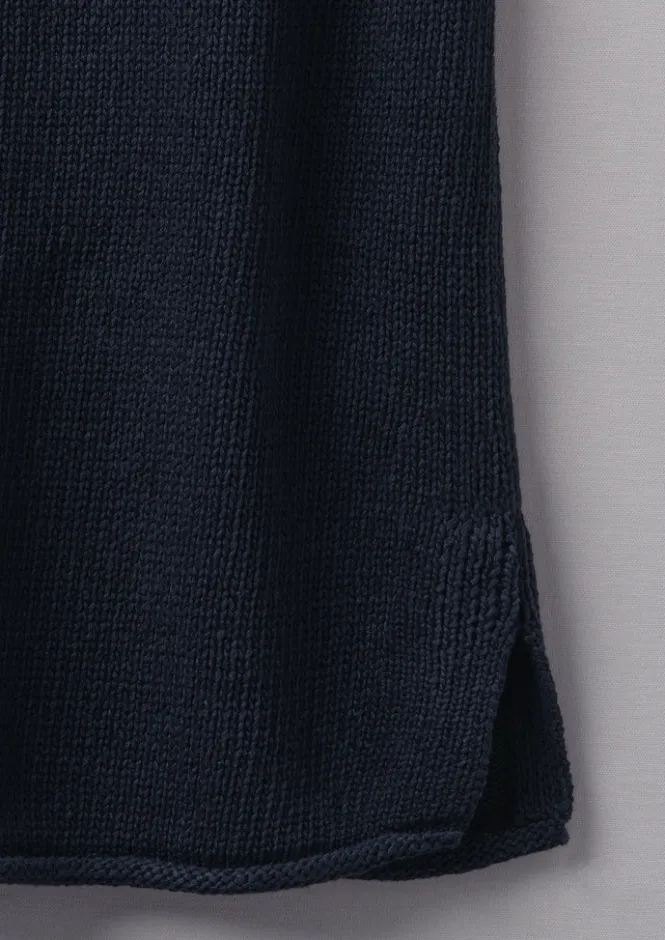 Linen|Loungewear-TOAST V-Neck Linen Cotton Knitted Tank DarkNavy