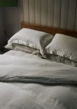 Textiles|Bed Linen-TOAST Washed Linen Cotton Duvet Cover Ecru