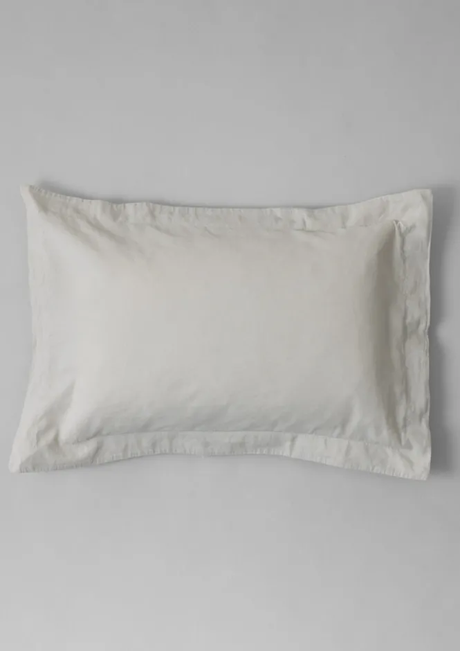 Textiles|Bed Linen-TOAST Washed Linen Cotton Oxford Pillowcase Set WashedSage
