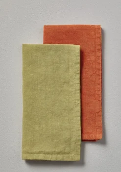 Textiles|Tableware-TOAST Washed Linen Napkin Celery