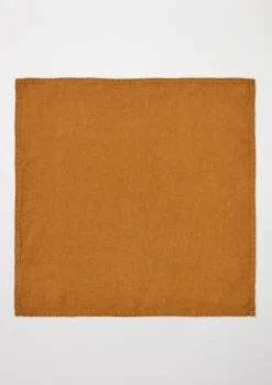 Textiles|Tableware-TOAST Washed Linen Napkin StarAnise