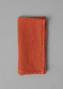 Textiles|Tableware-TOAST Washed Linen Napkin Firecracker