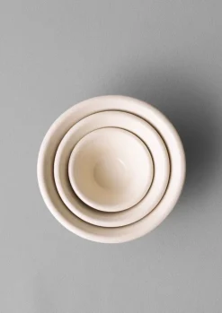 Kitchen|Tableware-TOAST Willow Pottery Nesting Bowls Terracotta/Ecru