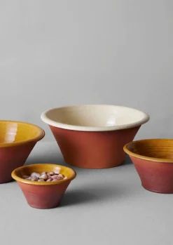 Ceramics|Tableware-TOAST Willow Pottery Salad Bowl Terracotta/Ecru