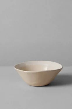 Ceramics|Tableware-TOAST Wonki Ware White Wash Pudding Bowl Natural/White